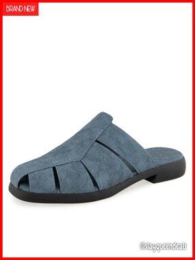 Aerosoles 4ever Women's Slip On Denim Mule Slipper Comfort Walking Shoe